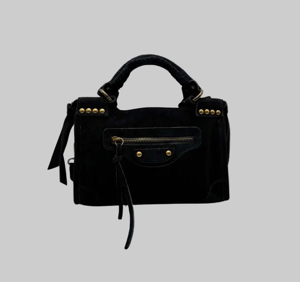 Louisa Lee Suede Square Minibag - clever alice