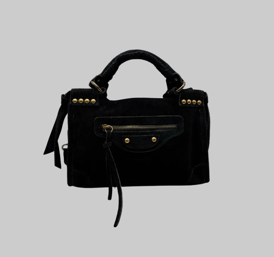 Louisa Lee Suede Square Minibag - clever alice
