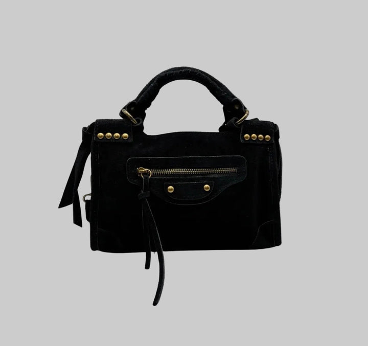 Louisa Lee Suede Square Minibag - clever alice