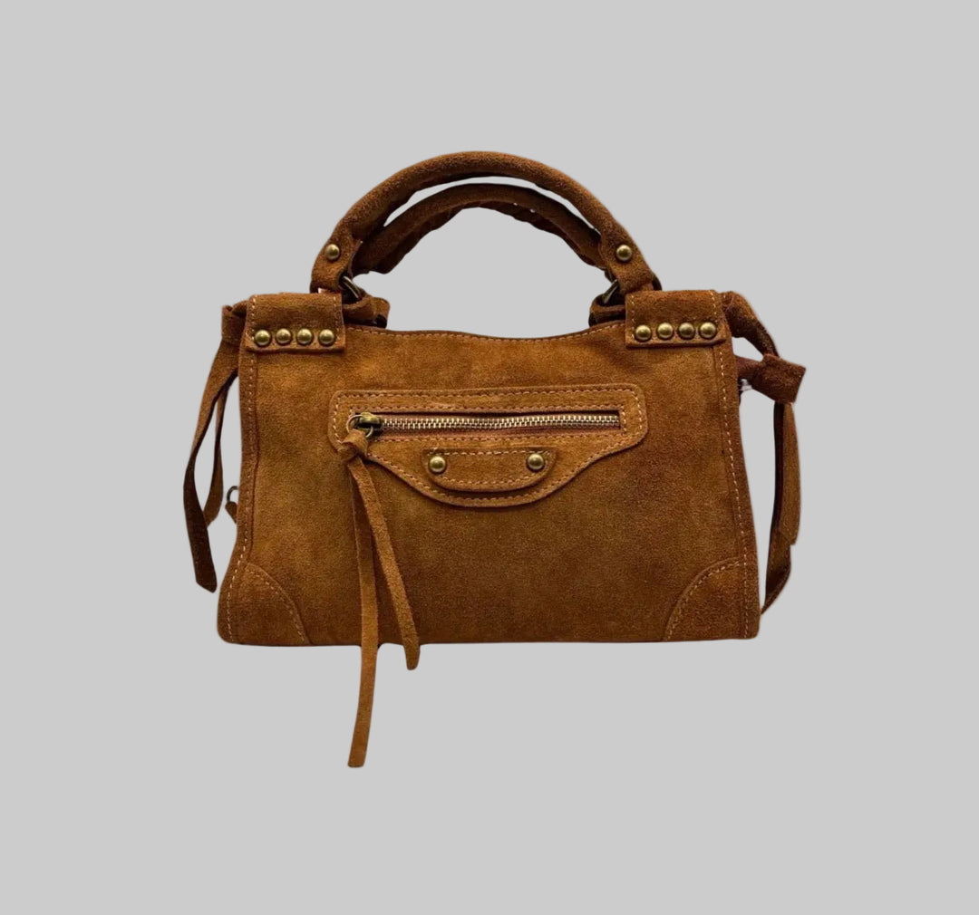 Louisa Lee Suede Square Minibag - clever alice