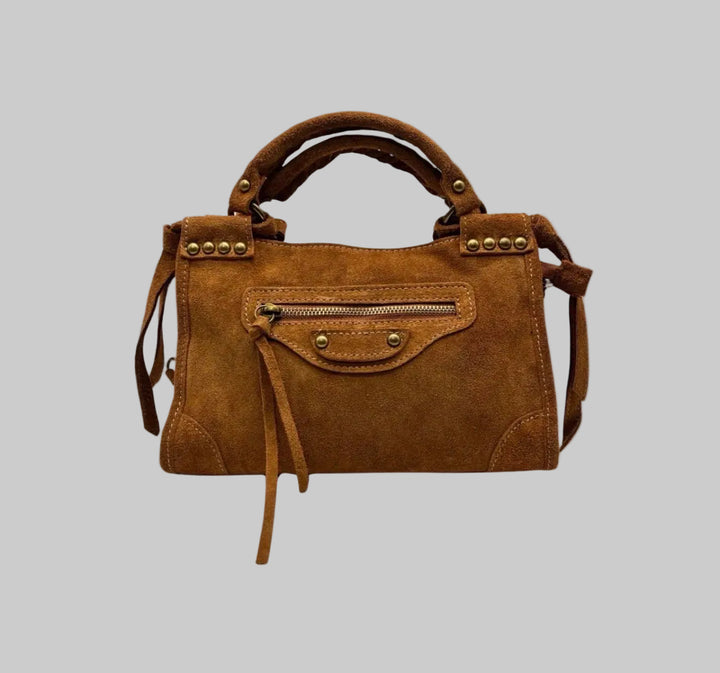 Louisa Lee Suede Square Minibag - clever alice