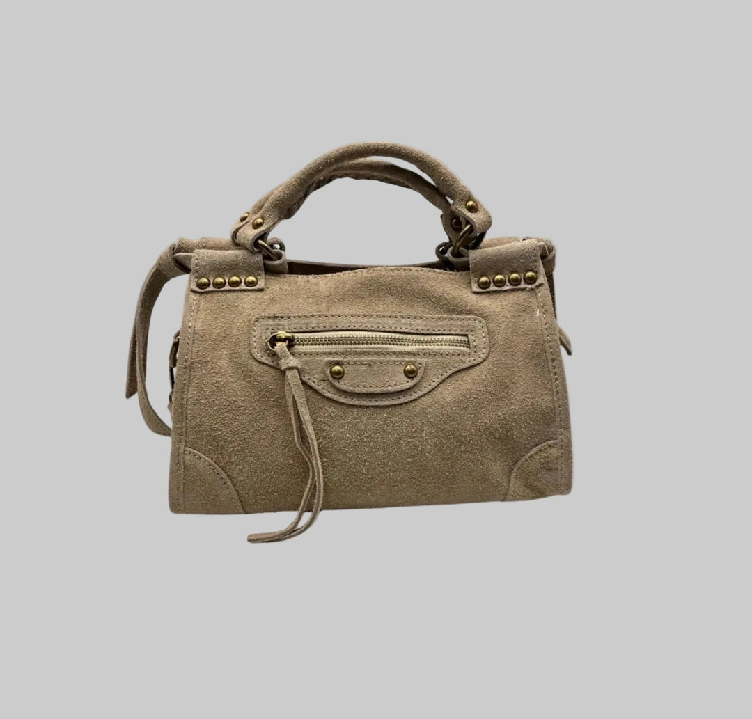 Louisa Lee Suede Square Minibag - clever alice