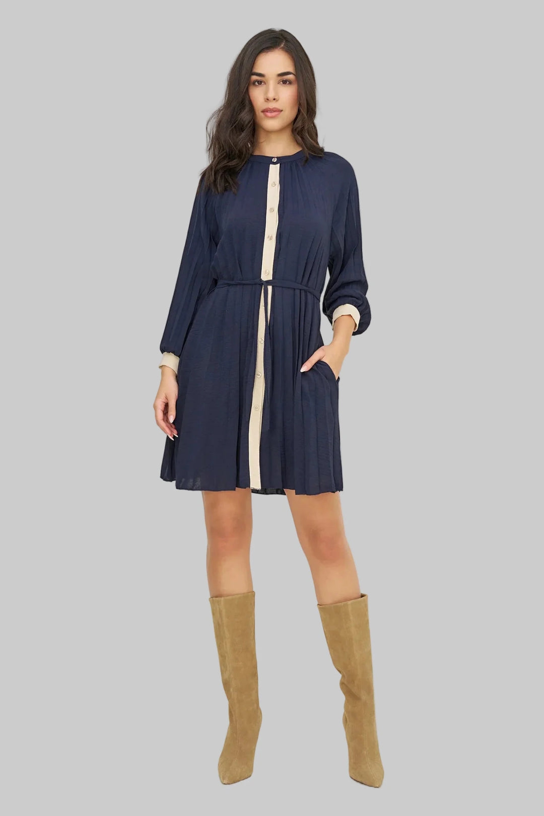 M Brand Woven Dress - clever alice