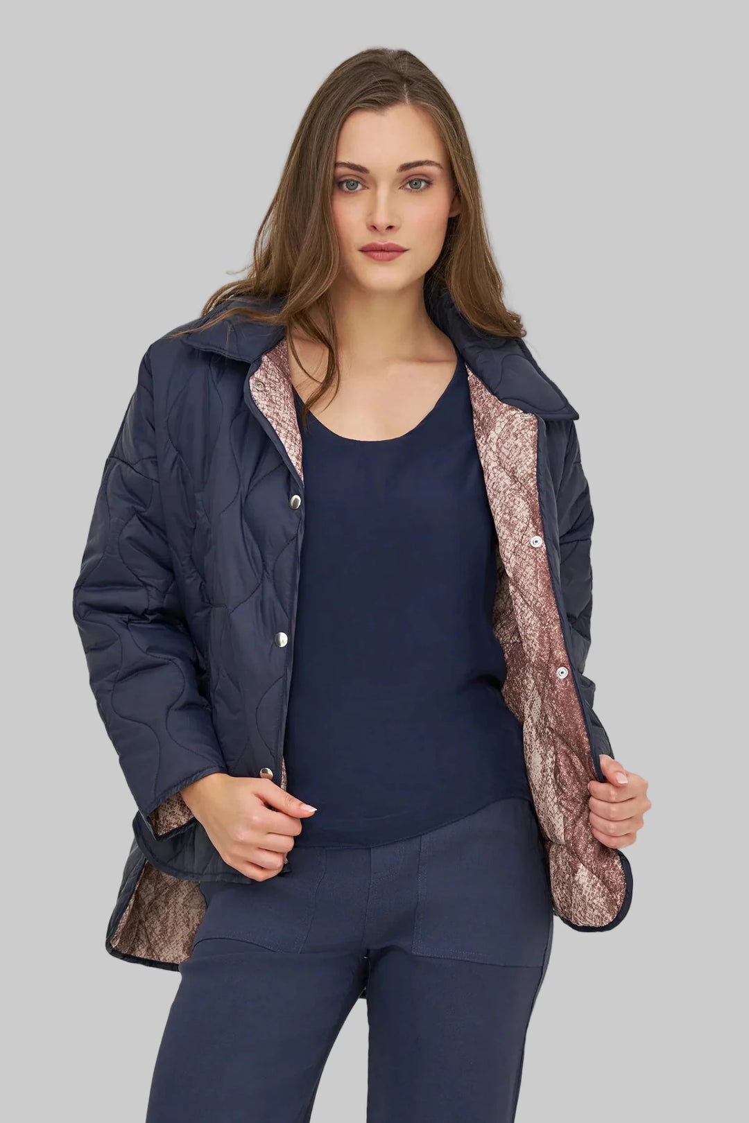 M Brand Woven Jacket Quilted - clever alice
