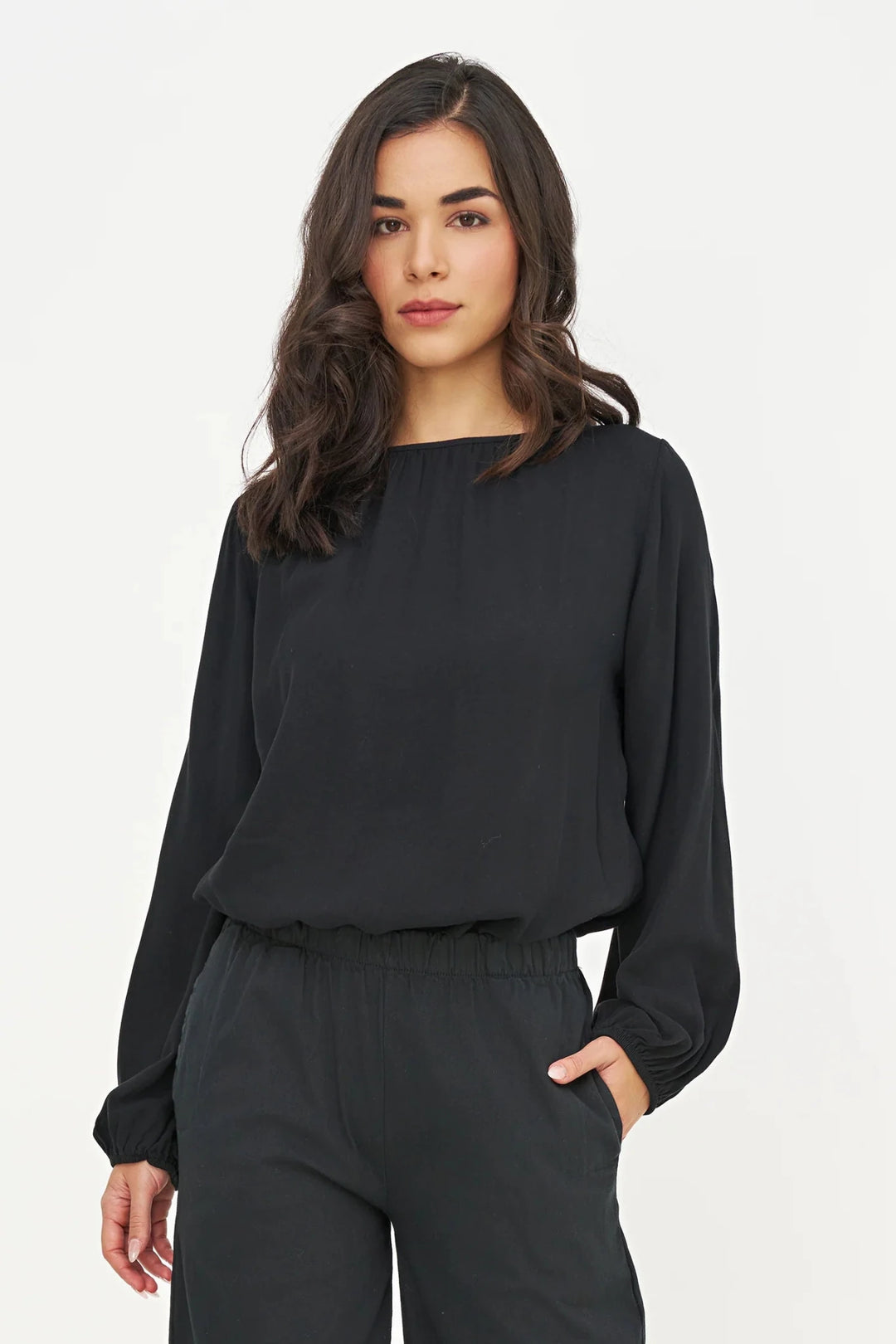 M Brand Woven Top - clever alice