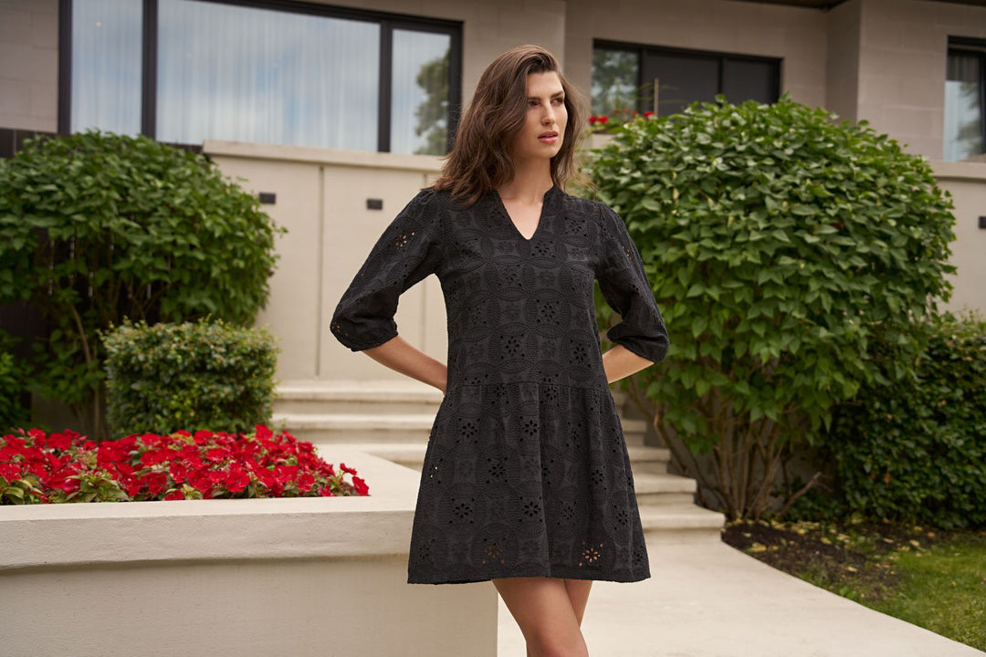 M Made In Italy Black Dress - clever alice