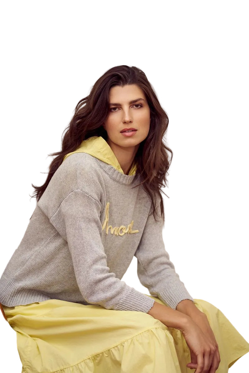 M Made In Italy Hoodie Dress - clever alice