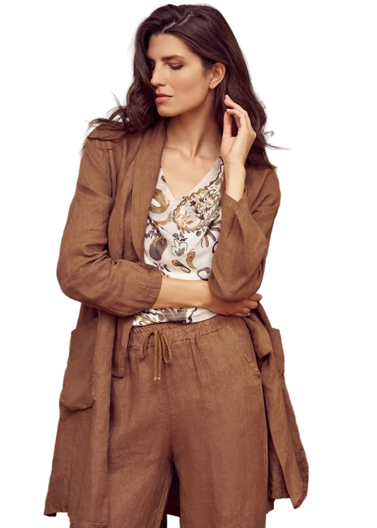 M Made In Italy Linen Pant - clever alice