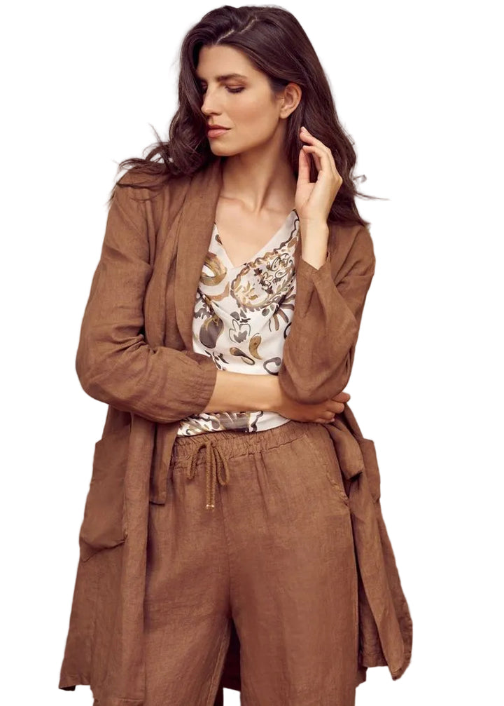 M Made In Italy Linen Pant - clever alice