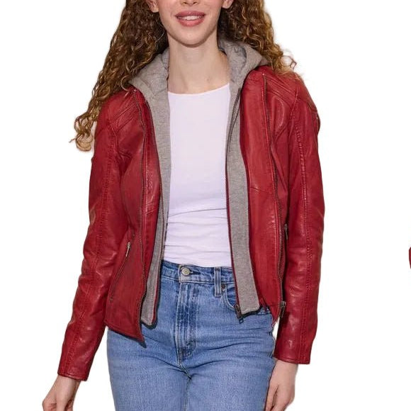 Mauritius Allice Leather Jacket - clever alice