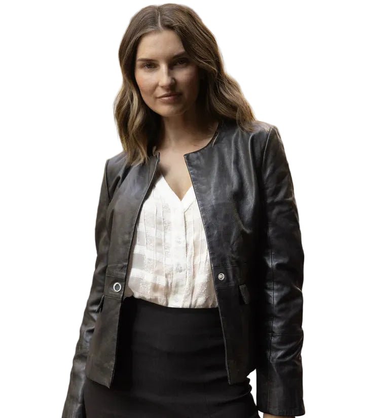 Mauritius Diane Leather Jacket - clever alice