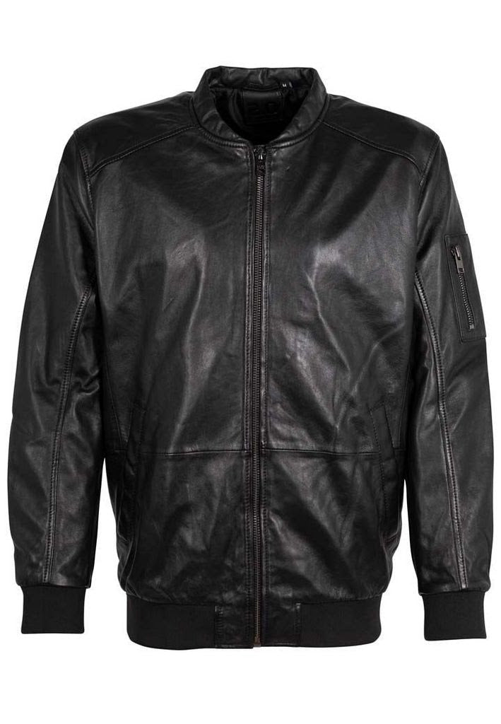 Mauritius Kaira Leather Bomber Jacket - clever alice