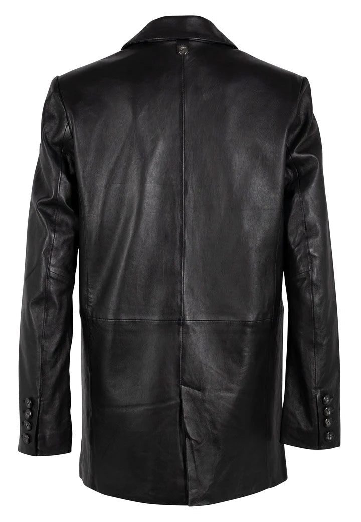 Mauritius Lieke Leather Blazer - clever alice