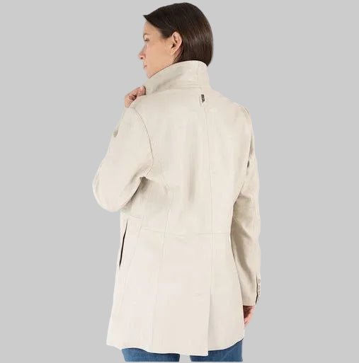 Mauritius Long Leather Blazer AURELA CF - clever alice