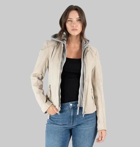 Mauritius Removeable Hoodie Inset Jacket - clever alice
