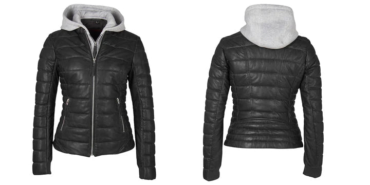 Mauritius Robin Leather Puffer Jacket - clever alice