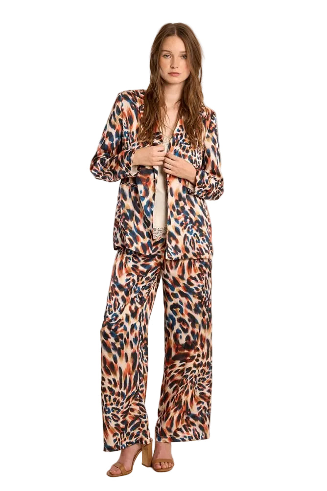 Molly Bracken Animal Print Blazer - clever alice