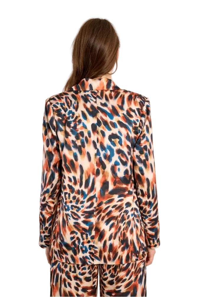 Molly Bracken Animal Print Blazer - clever alice