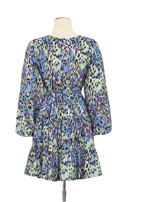 Molly Bracken Animal Print Tiered Dress - clever alice