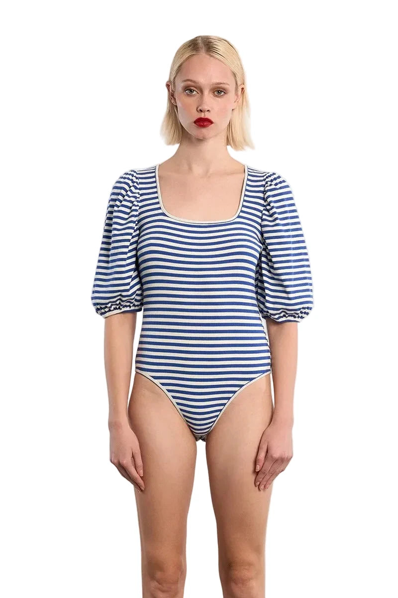 Molly Bracken Balloon Sleeves Bodysuit - clever alice