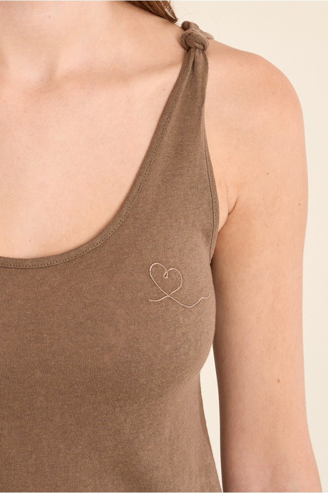 Molly Bracken Basic Terry Cloth Tank Top - clever alice