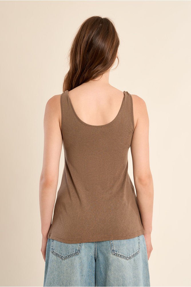 Molly Bracken Basic Terry Cloth Tank Top - clever alice