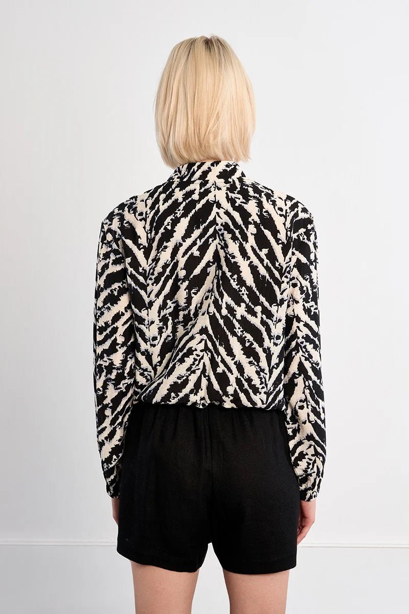 Molly Bracken Bomber jacket with zip - clever alice