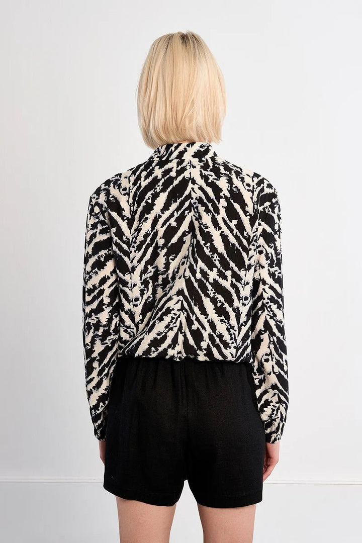 Molly Bracken Bomber jacket with zip - clever alice