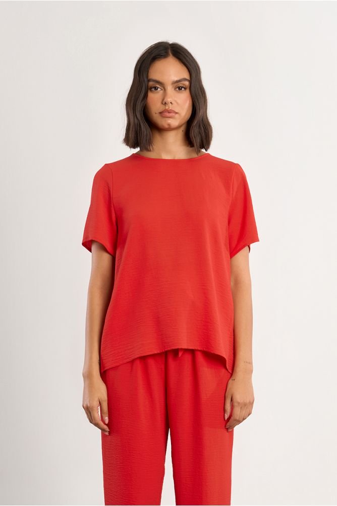 Molly Bracken Bow Cutout T-Shirt - clever alice