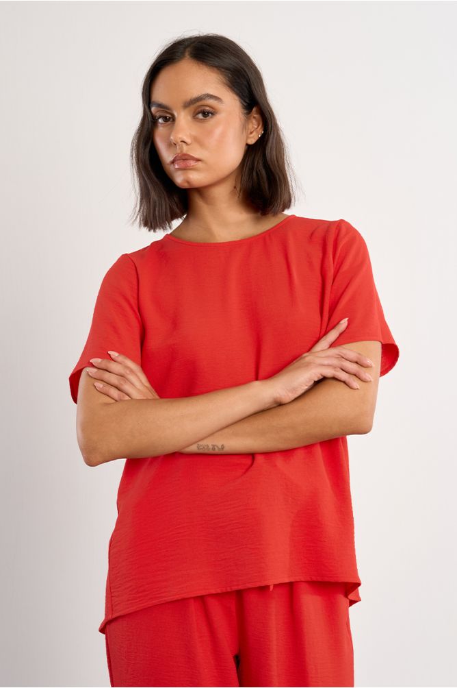 Molly Bracken Bow Cutout T-Shirt - clever alice