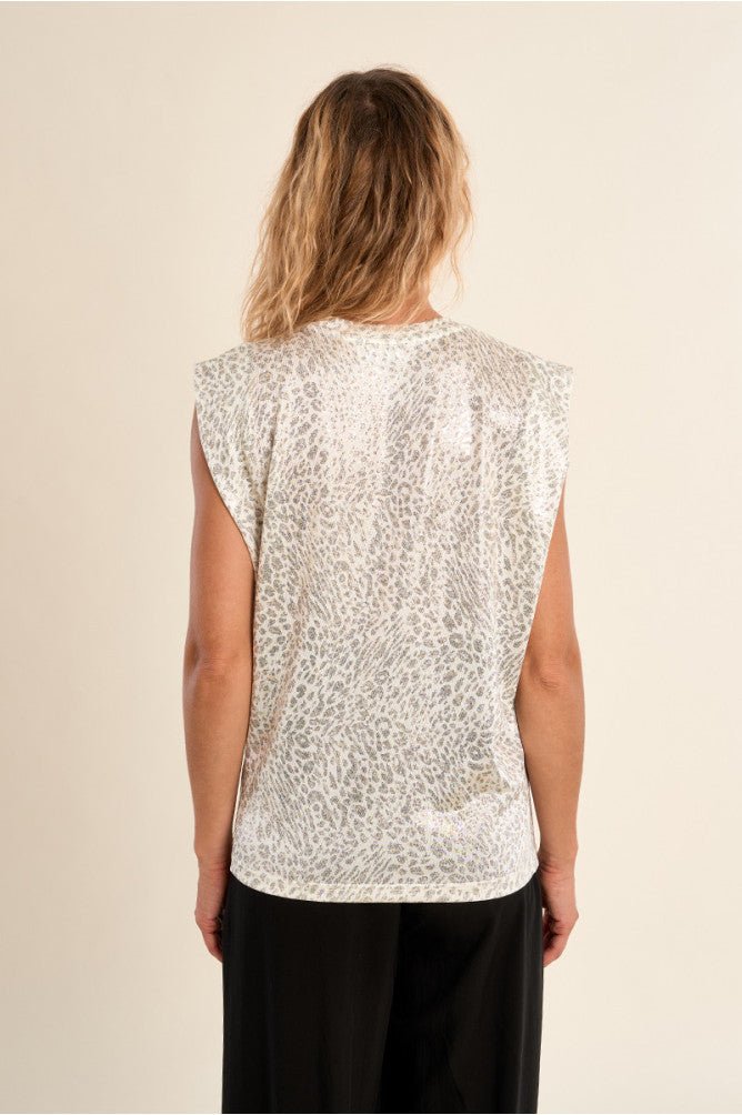 Molly Bracken Cheetah Print Muscle T-Shirt - clever alice