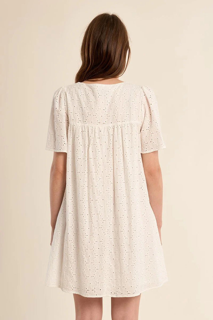 Molly Bracken Cotton Short Sleeve Dress - clever alice