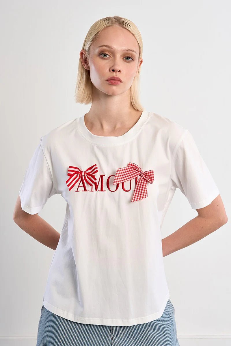 Molly Bracken Cotton T-shirt Amour - clever alice