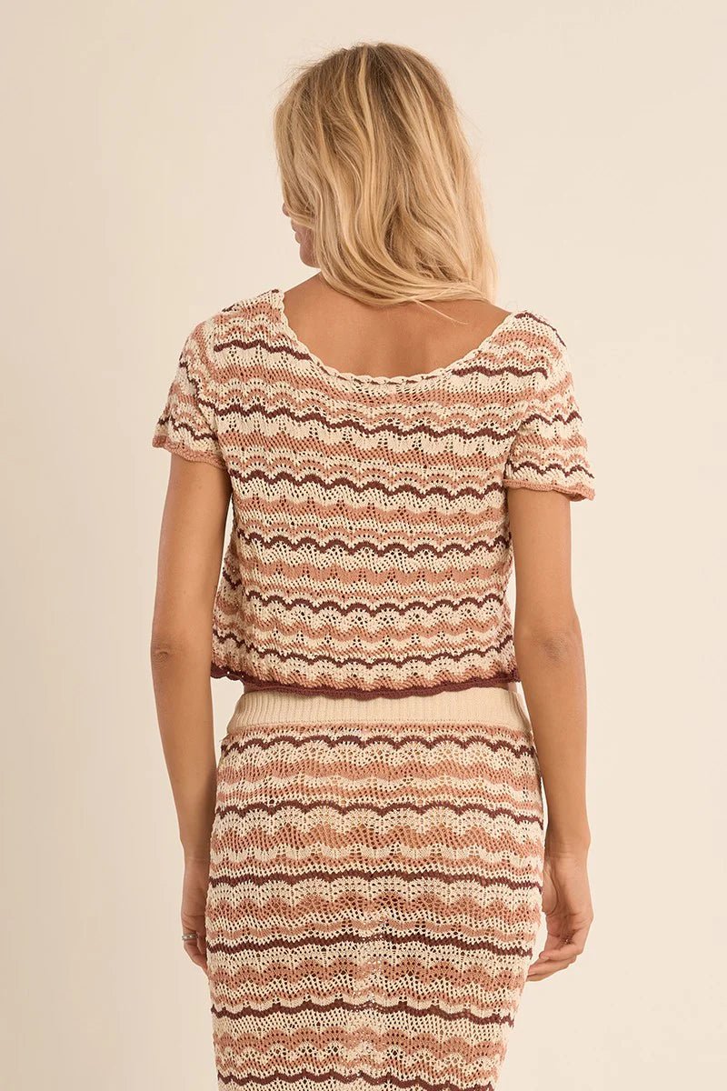 Molly Bracken Crochet cardigan, sailor shirt - clever alice
