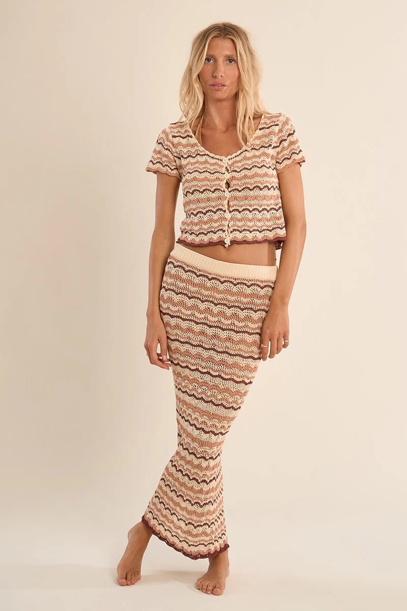 Molly Bracken Crochet cardigan, sailor shirt - clever alice