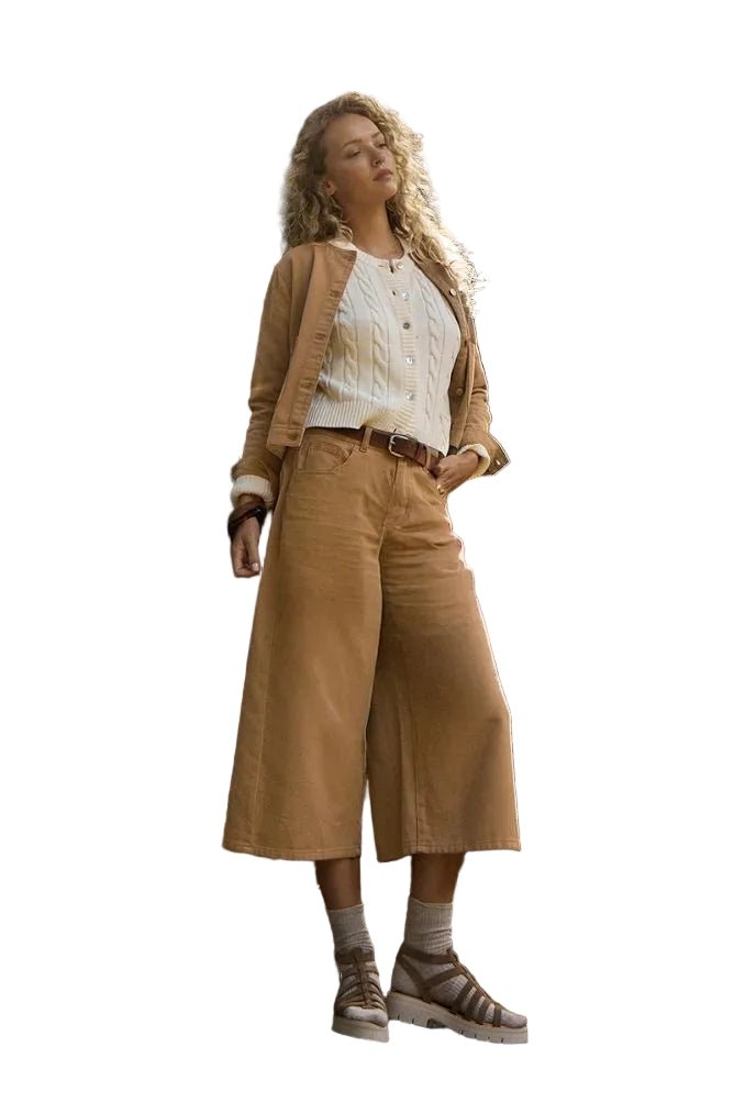 Molly Bracken Denim Cropped Pants - clever alice
