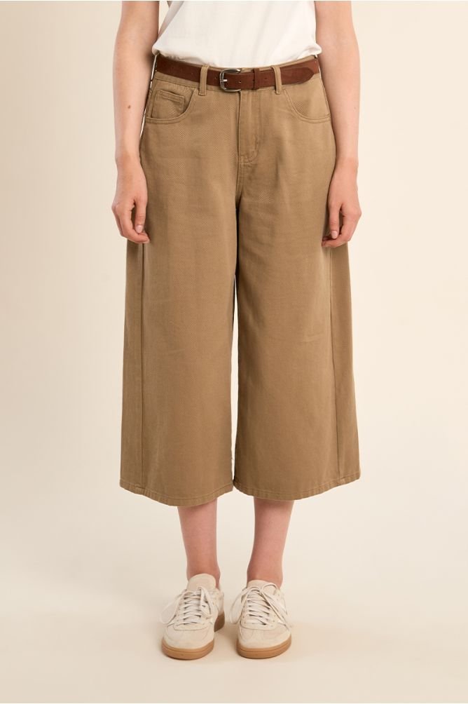 Molly Bracken Denim Cropped Pants - clever alice