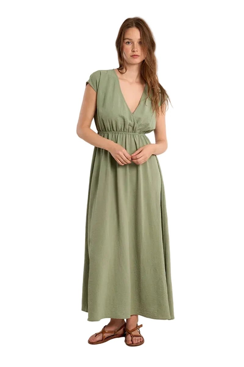 Molly Bracken Elasticated Waist Maxi Dress - clever alice