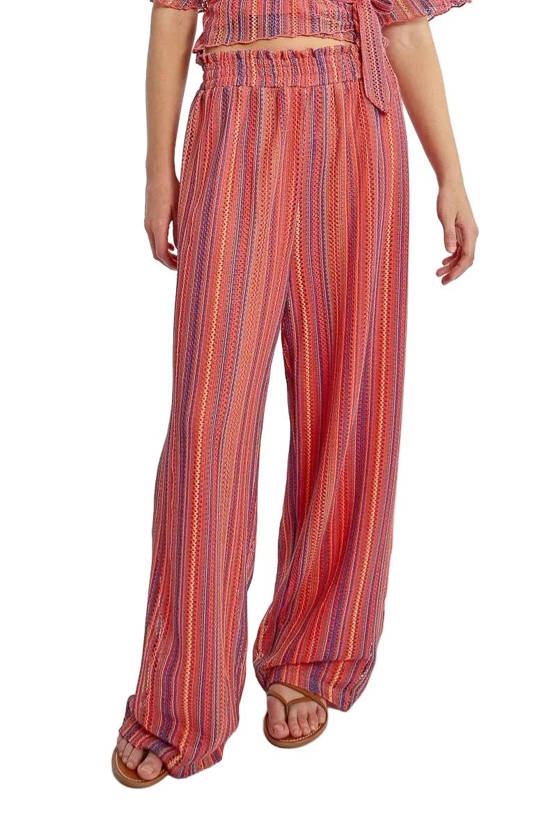 Molly Bracken Flowy Striped Pants - clever alice