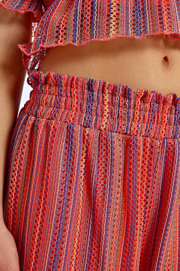 Molly Bracken Flowy Striped Pants - clever alice