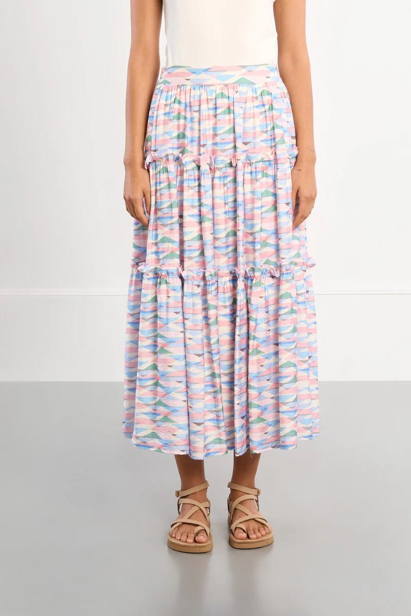 Molly Bracken Geometric maxi skirt - clever alice