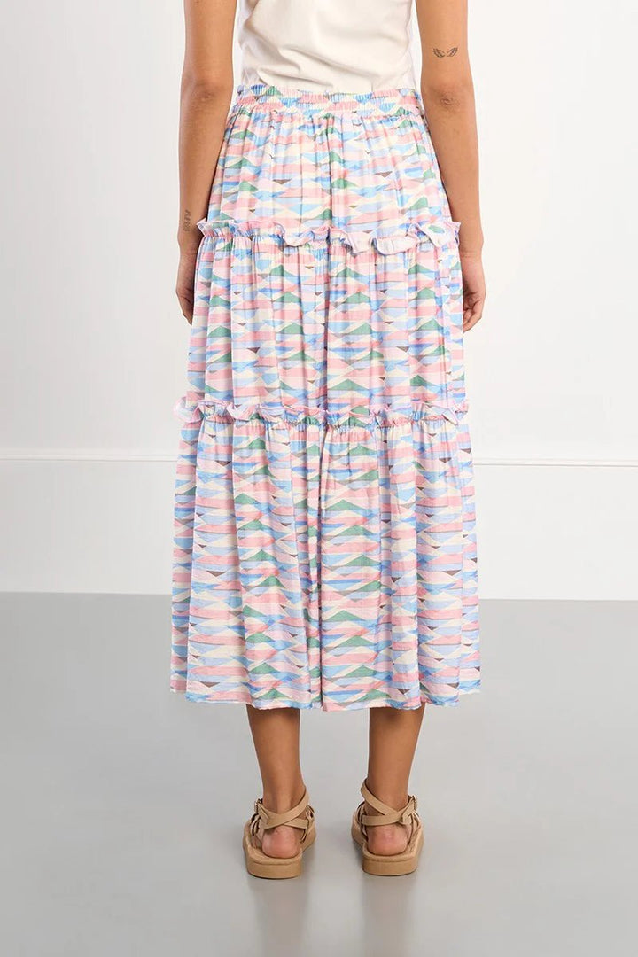 Molly Bracken Geometric maxi skirt - clever alice