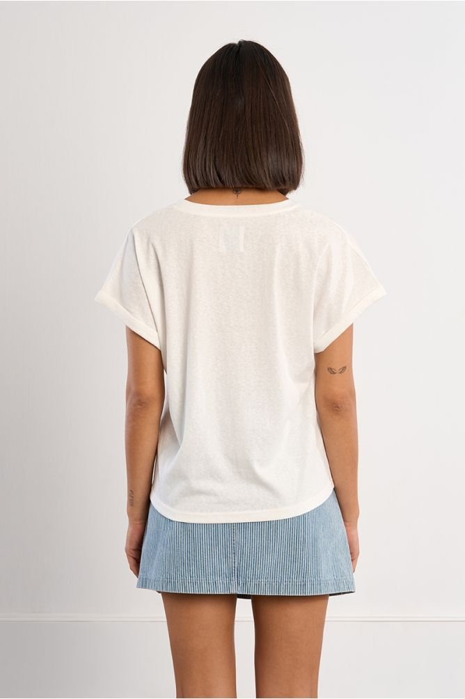 Molly Bracken Heart Embroidery T-Shirt - clever alice