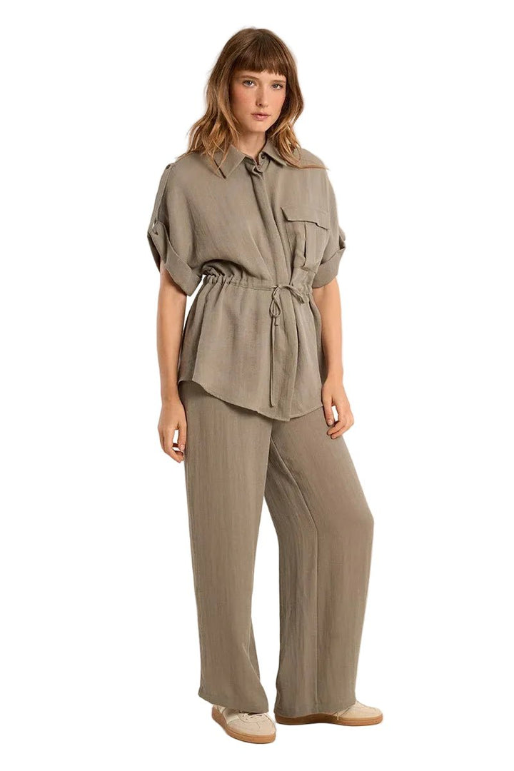 Molly Bracken High Waisted Flare Trousers - clever alice