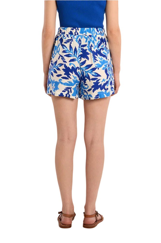 Molly Bracken High Waisted Wave Print Shorts - clever alice
