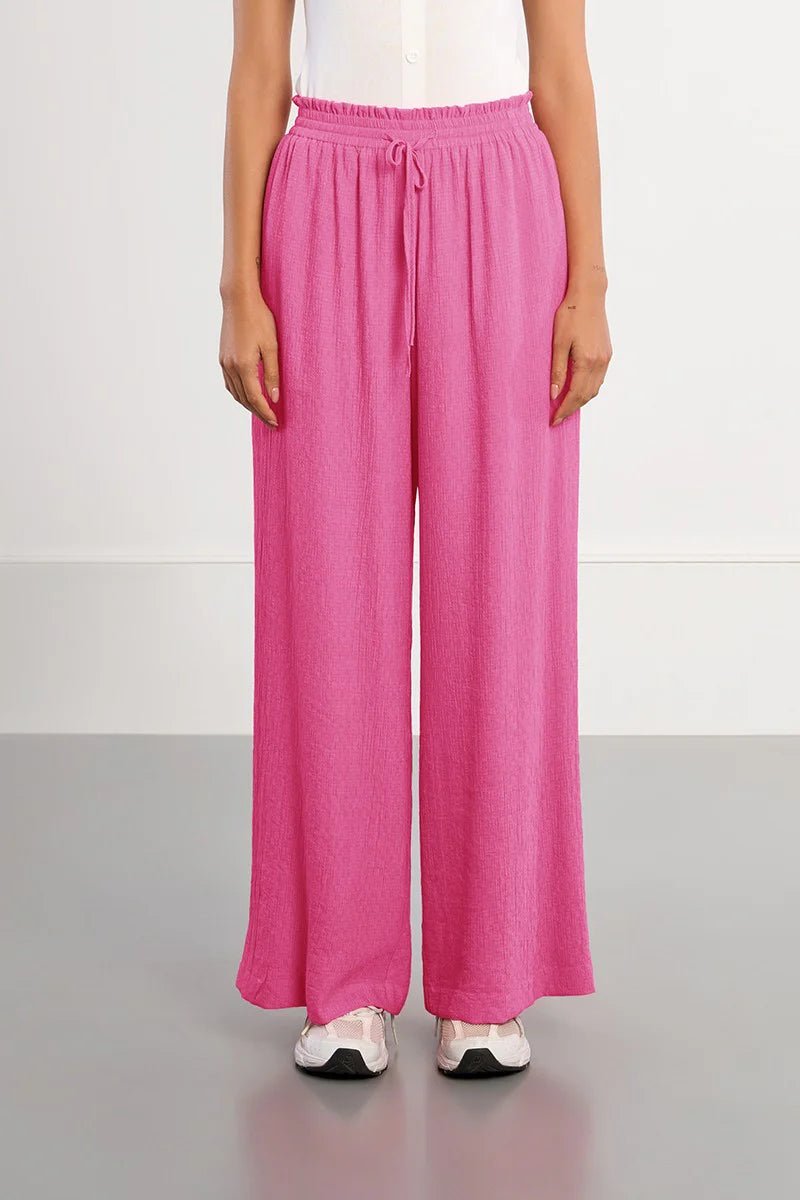 Molly Bracken High - waisted wide - leg trousers - clever alice