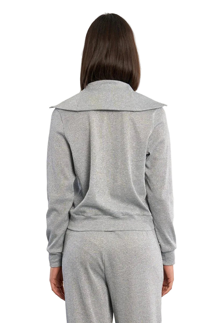 Molly Bracken Iridescent Double - Zip Jogger Jacket - clever alice