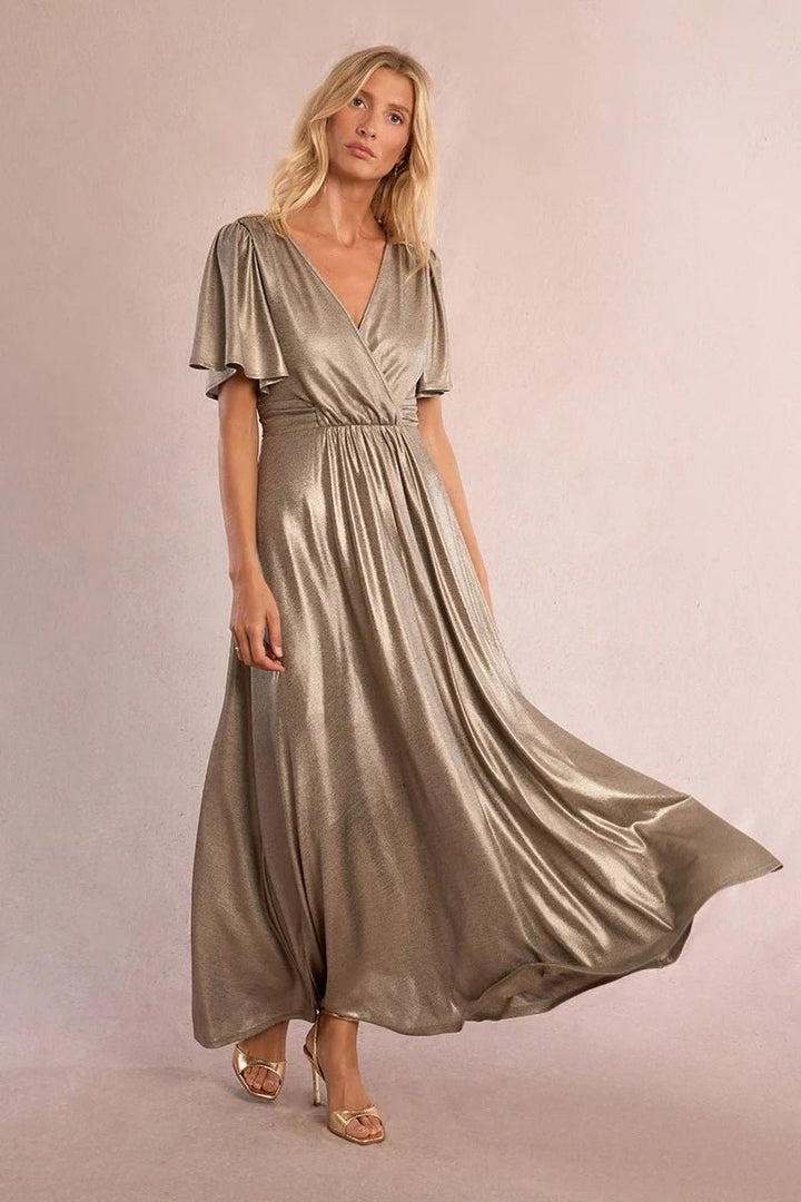Molly Bracken Iridescent maxi dress - clever alice