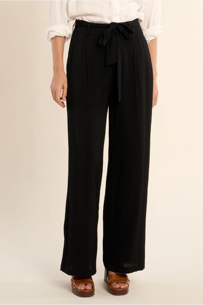 Molly Bracken Knotted High Waist Trousers - clever alice