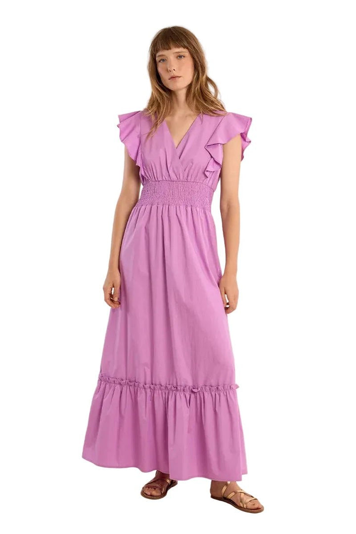 Molly Bracken Long dress in Lilac - clever alice
